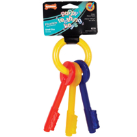 HUND - Leksaker - Aktivering - Leksaker - Nylon Tugg - Canvas Nylon - Nylabone Puppy Teething Keys, Bacon
