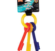 Nylabone Puppy Teething Keys, Bacon