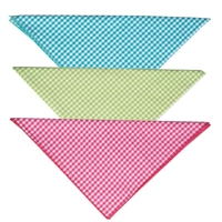 HUND - Accessoarer - Scarfs - Övriga Accessoarer - Aria Gingham Snusnäsdukar