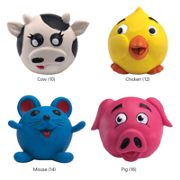 HUND - Leksaker - Aktivering - Leksaker - Latex leksaker - Grriggles Barnyard Bunch, Latex Leksak