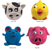 Grriggles Barnyard Bunch, Latex Leksak