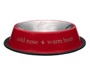 Proselect "Cold Nose Warm Heart " Skålar, Röda