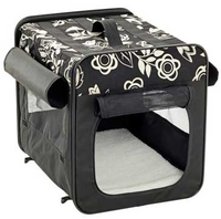 HUND - Hundburar - Transport - Väskor - Burar - Tygburar - Smart Top Flower Nylonbur (ihopfällbar) 