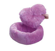 Petsters Soft Heart Bed, Rosa