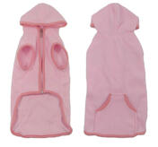 Petsters Fleece Jacka, Rosa (Längre Ryggparti)