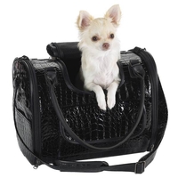 HUND - Hundburar - Transport - Väskor - Väskor & Bärselar - Hundväskor - Z & Z Croco Pet Väska, Svart