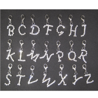 HUND - Accessoarer - Scarfs - Övriga Accessoarer - Petsters Bokstäver Kursiv - Strass (A-Z)