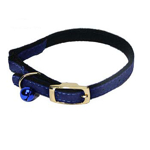 Katt Halsband i Sammet, Blått