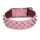 Petsters Deluxe Spiked Leather Dog Collars, Rosa - bild 1