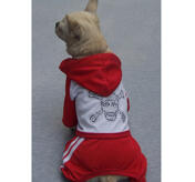 Petsters Skulls Overall, Red