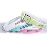 ES Fashion Gemstone Halsband, Vitt