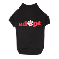 HUND - Hundkläder - Hundkläder Attityd - Petsters Adopt T-shirt, Svart