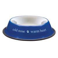 HUND - Skålar - Tillbehör - Anti-glid Skålar - Proselect Cold Nose Warm Heart Skålar, Blåa