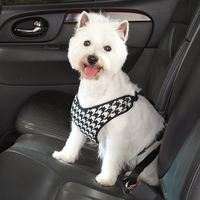 HUND - Koppel - Halsband - Selar - Selar - Bilselar - Petsters Cruising Companion Houndstooth Bilsele, Svart