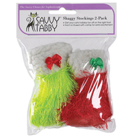 KATT - Kattleksaker - Savvy Tabby Shaggy Kattleksak, 2-Pack