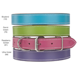 CC Släta Läder Halsband