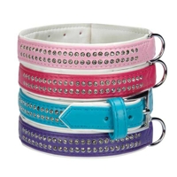 HUND - Koppel - Halsband - Selar - Halsband - Strass - Nitar - ES Fashion Gemstone Halsband