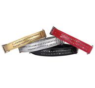 ES Lackhalsband med strass