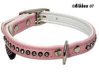 UTFÖRSÄLJNING - Luxo halsband med strass, rosa