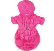Petsters Uptown Dog Parkas, Rosa