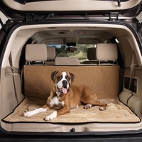 HUND - Hundburar - Transport - Väskor - Biltillbehör - Bagage - Sätesskydd - GG Quilted Microfiber Bagage Skydd - Cappuccino
