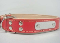 UTFÖRSÄLJNING - Petster Fodrade läder halsband