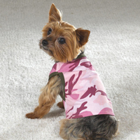 HUND - Hundkläder - Hundkläder Mindre Raser - Linnen - CC Camo Linne, Rosa/Chive